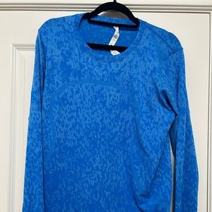 NWT Lululemon Seasonal Blue Swiftly Relaxed Long Sleeve